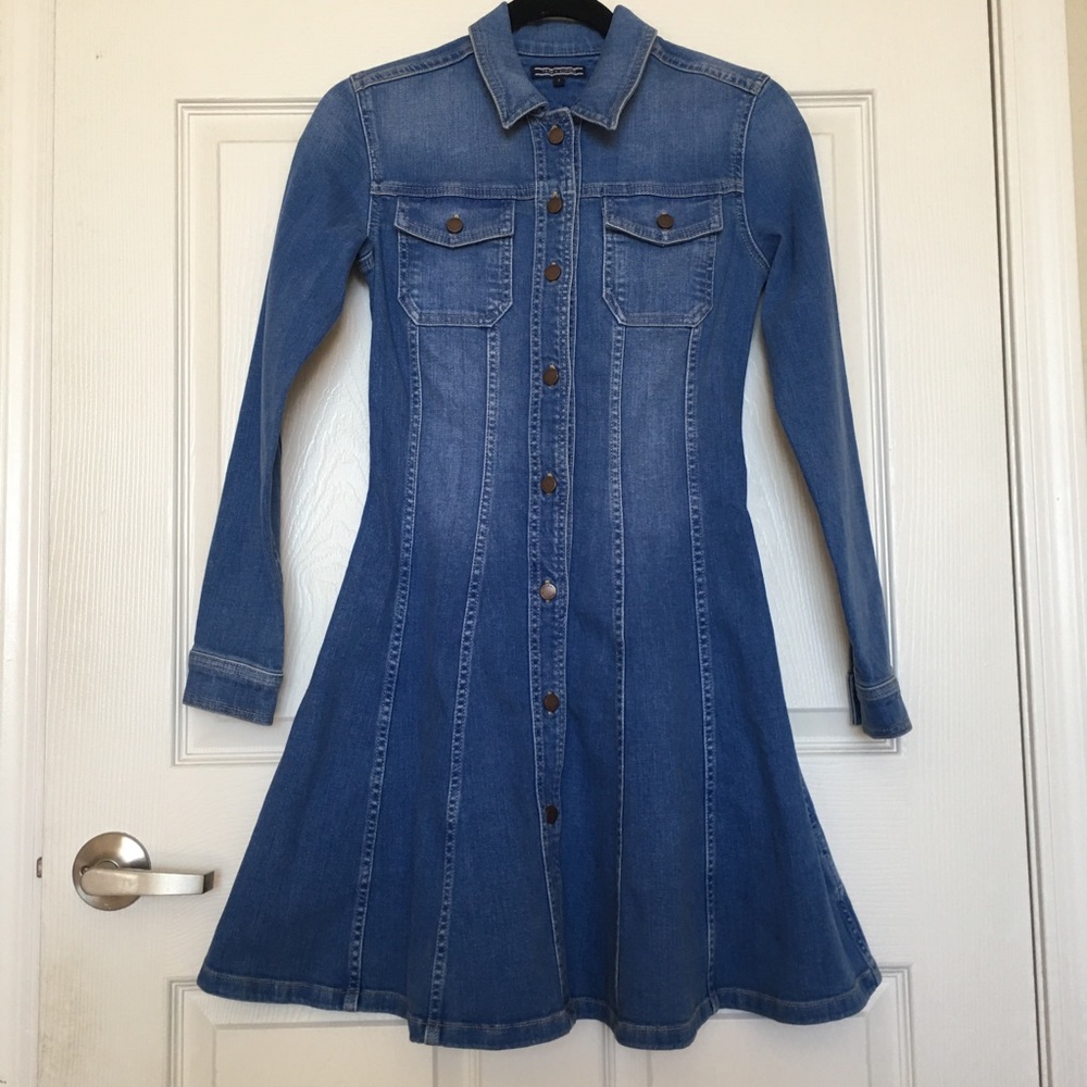 Tommy Hilfiger Denim 8-button mini dress size 2